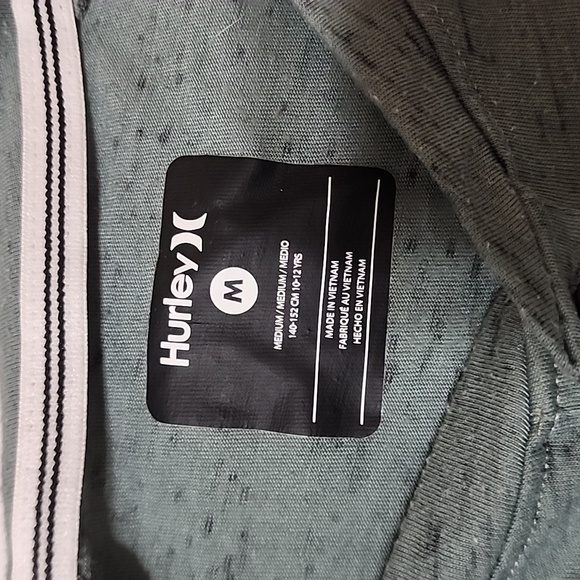 NWOT Hurley Tee Boys M Green - Picture 2 of 3